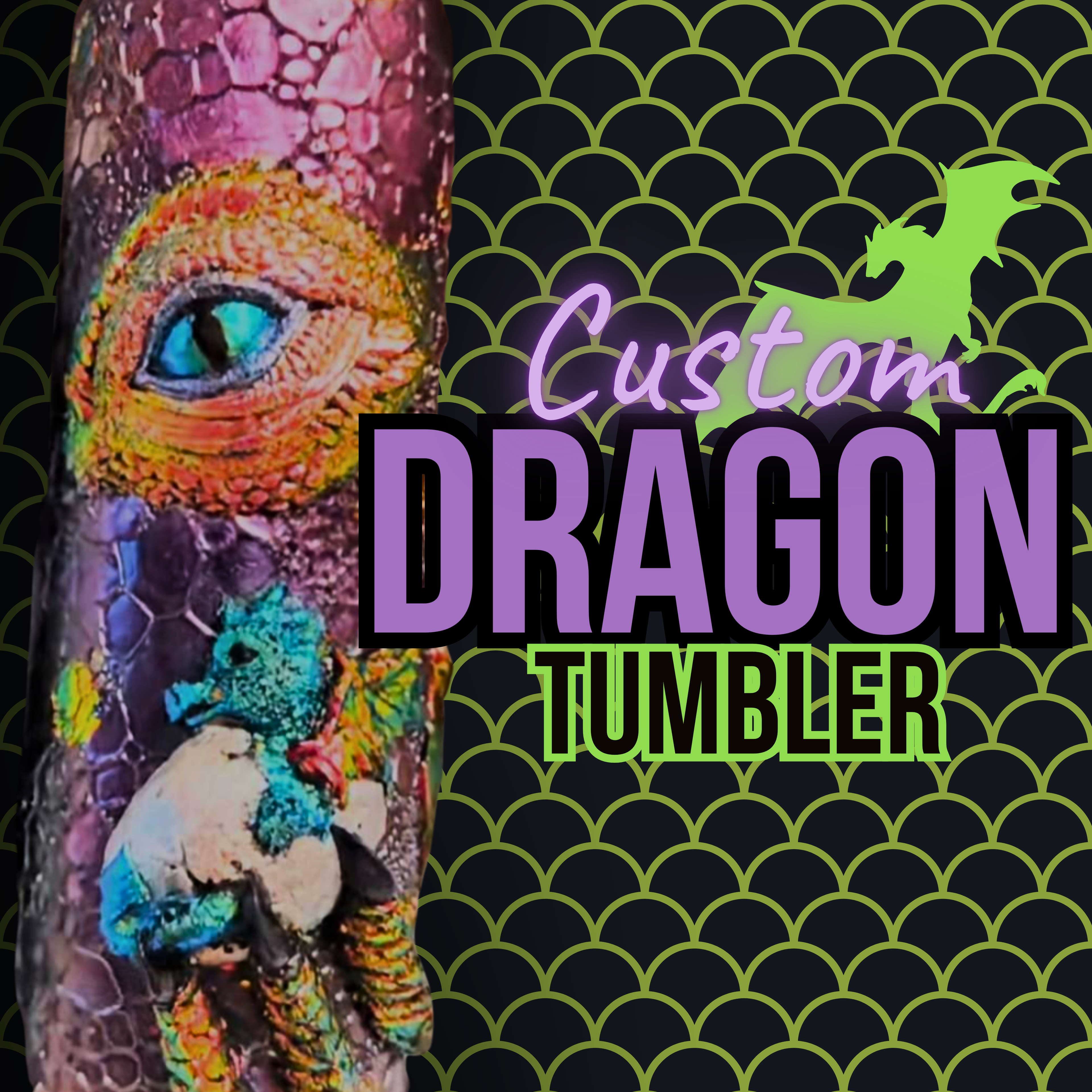 Dragon Custom Order Tumbler